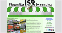 Desktop Screenshot of isr-fliegengitter.com